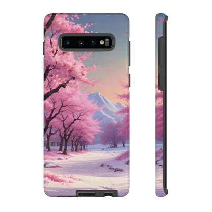 Cherry Blossom Phone Case, Spring Aesthetic, Tough Phone Cover, Floral Design, Nature Lover Gift, Sakura Case