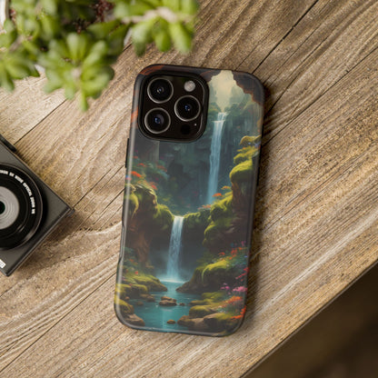 Waterfall Phone Case - Tough Cases, Waterfall Design, Aesthetic Phone Cover, Gift for Nature Lovers, Phone Protector