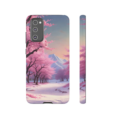 Cherry Blossom Phone Case, Spring Aesthetic, Tough Phone Cover, Floral Design, Nature Lover Gift, Sakura Case