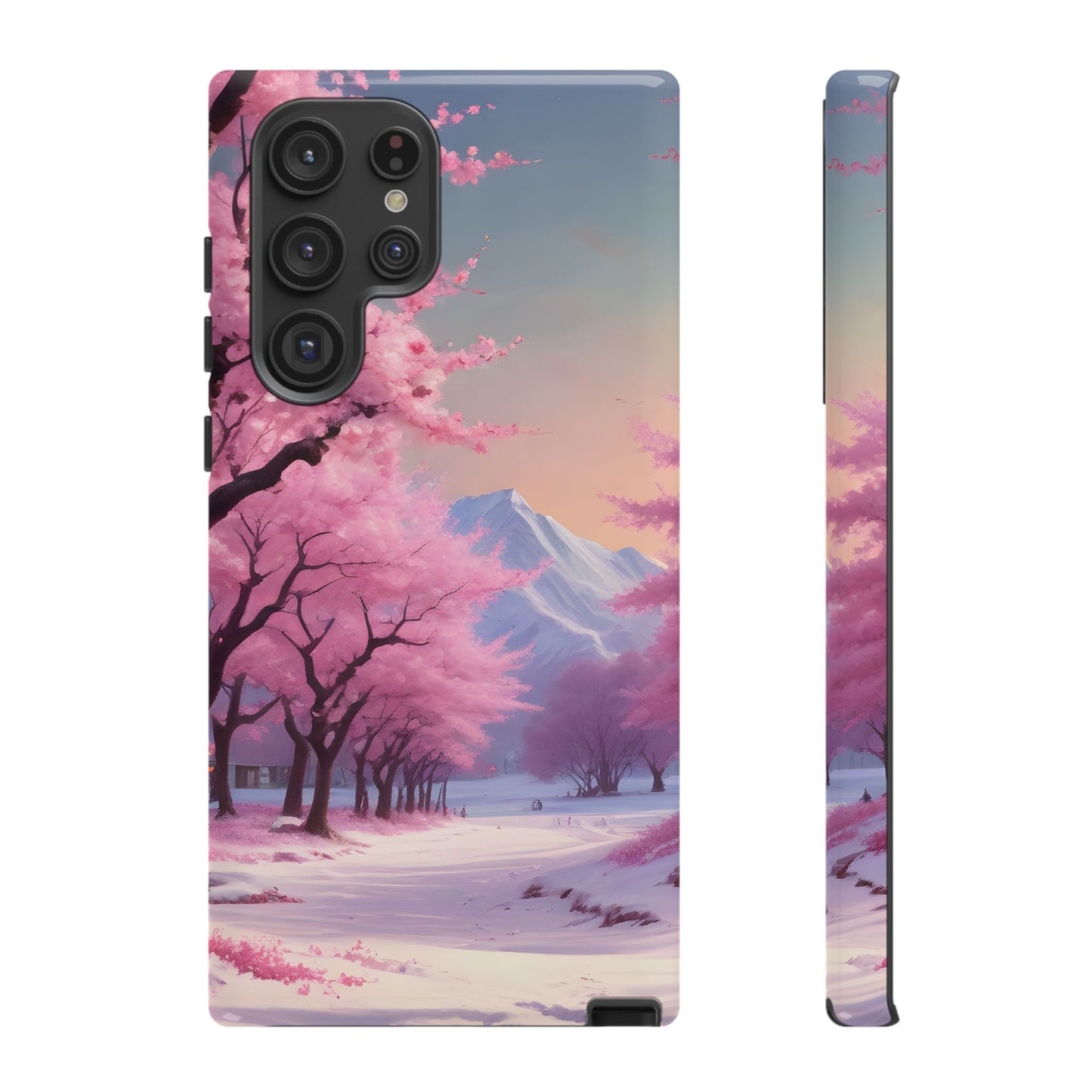 Funda para teléfono con diseño de flor de cerezo, estética primaveral, funda resistente para teléfono, diseño floral, regalo para amantes de la naturaleza, funda Sakura.