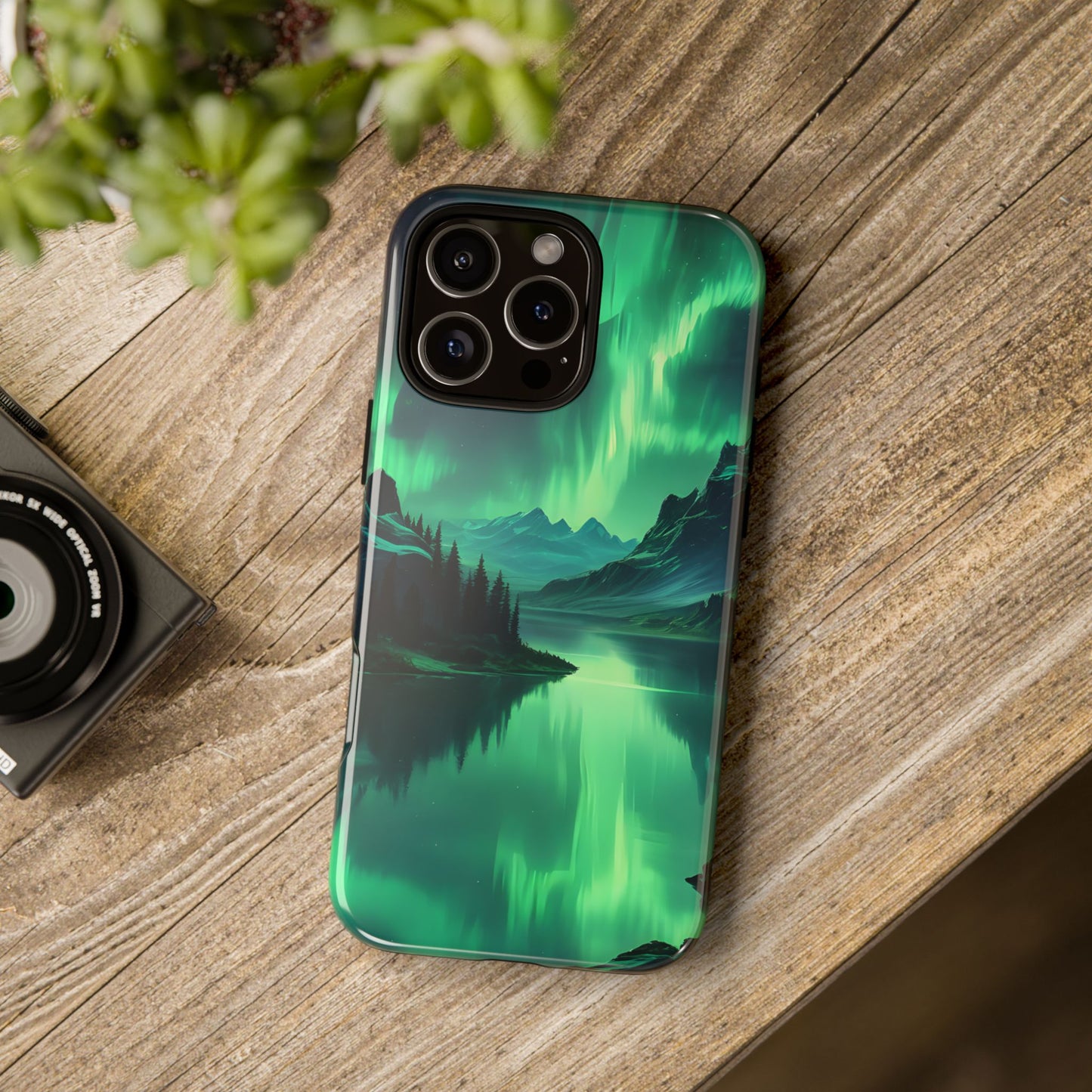 Carcasa para teléfono Aurora Boreal, carcasas resistentes para amantes de la naturaleza, funda para teléfono con arte celestial, regalo único para amigos amantes de la naturaleza, compatible [...]
