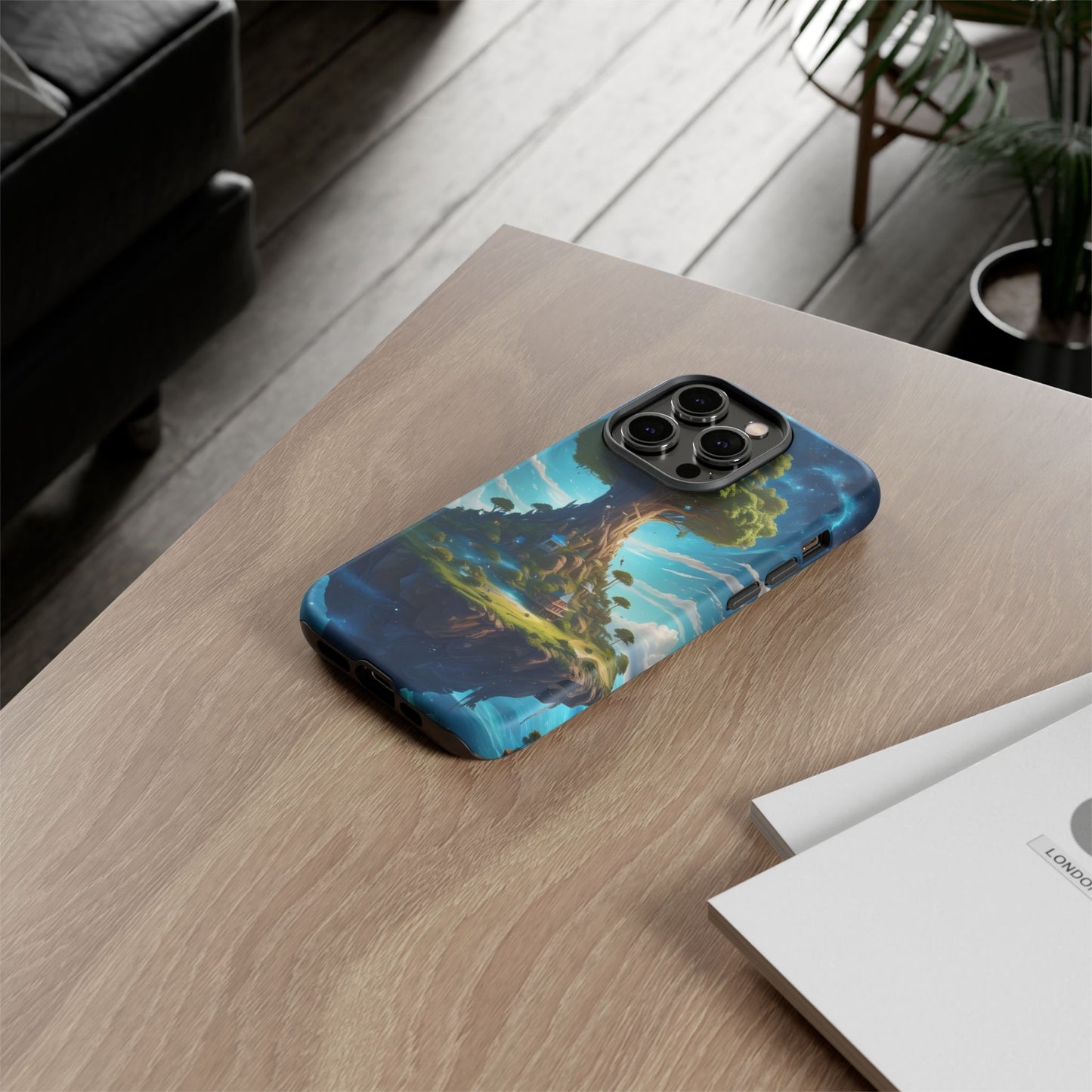 Carcasa para móvil Árbol Místico, Carcasas Resistentes, Funda para Móvil Única, Paisaje Mágico, Regalo para Amantes de la Naturaleza, Carcasa Protectora, Diseño Fantástico