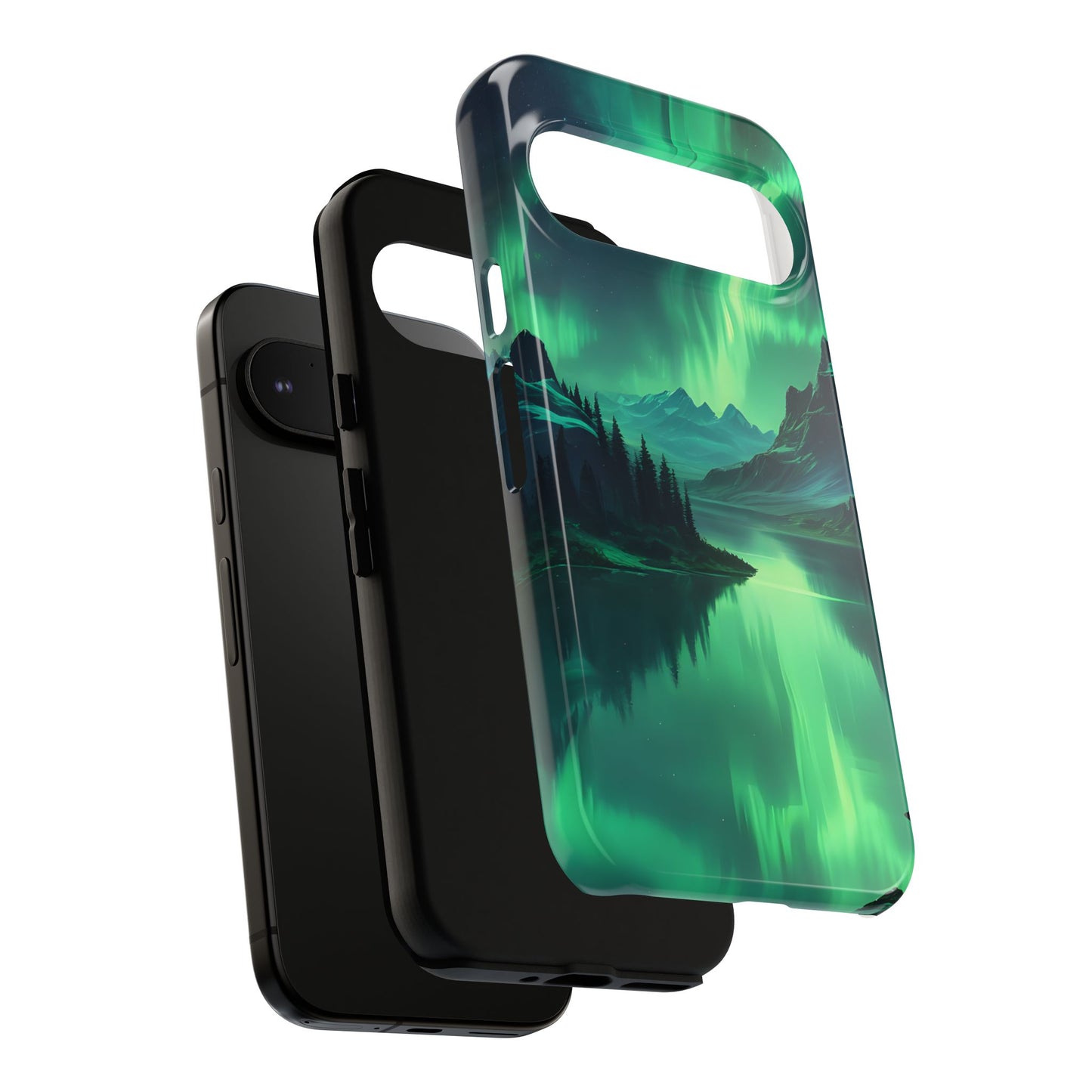 Carcasa para teléfono Aurora Boreal, carcasas resistentes para amantes de la naturaleza, funda para teléfono con arte celestial, regalo único para amigos amantes de la naturaleza, compatible [...]