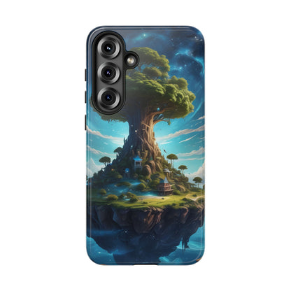 Mystical Tree Phone Case, Tough Cases, Unique Phone Cover, Magical Landscape, Gift for Nature Lovers, Protective Case, Whimsical Design