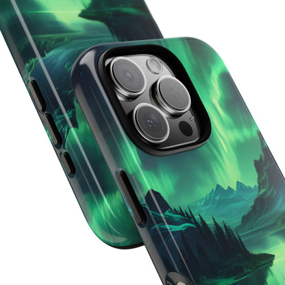 Aurora Borealis Phone Case, Tough Cases for Nature Lovers, Celestial Art Phone Cover, Unique Gift for Outdoorsy Friends, Compatible [...]