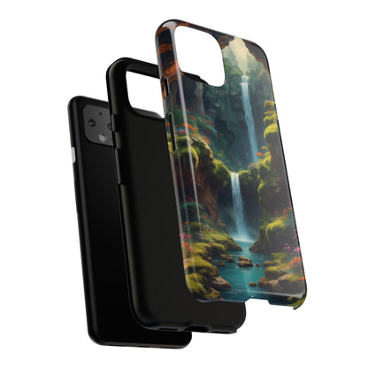 Waterfall Phone Case - Tough Cases, Waterfall Design, Aesthetic Phone Cover, Gift for Nature Lovers, Phone Protector