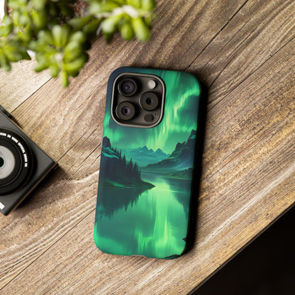 Aurora Borealis Phone Case, Tough Cases for Nature Lovers, Celestial Art Phone Cover, Unique Gift for Outdoorsy Friends, Compatible [...]