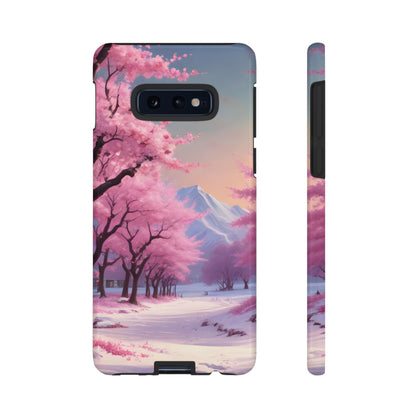 Cherry Blossom Phone Case, Spring Aesthetic, Tough Phone Cover, Floral Design, Nature Lover Gift, Sakura Case
