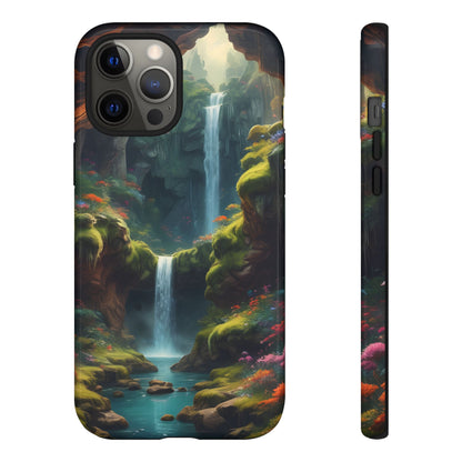 Waterfall Phone Case - Tough Cases, Waterfall Design, Aesthetic Phone Cover, Gift for Nature Lovers, Phone Protector