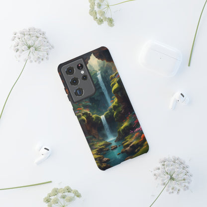 Waterfall Phone Case - Tough Cases, Waterfall Design, Aesthetic Phone Cover, Gift for Nature Lovers, Phone Protector