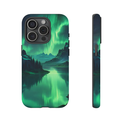 Aurora Borealis Phone Case, Tough Cases for Nature Lovers, Celestial Art Phone Cover, Unique Gift for Outdoorsy Friends, Compatible [...]