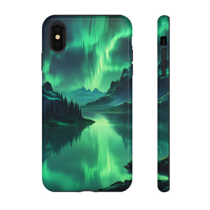 Aurora Borealis Phone Case, Tough Cases for Nature Lovers, Celestial Art Phone Cover, Unique Gift for Outdoorsy Friends, Compatible [...]