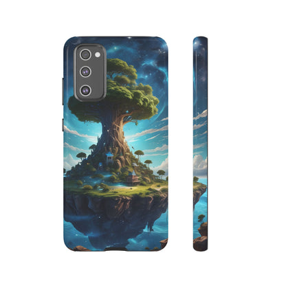 Mystical Tree Phone Case, Tough Cases, Unique Phone Cover, Magical Landscape, Gift for Nature Lovers, Protective Case, Whimsical Design