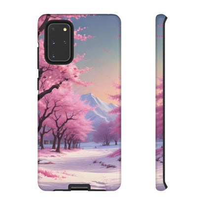Cherry Blossom Phone Case, Spring Aesthetic, Tough Phone Cover, Floral Design, Nature Lover Gift, Sakura Case