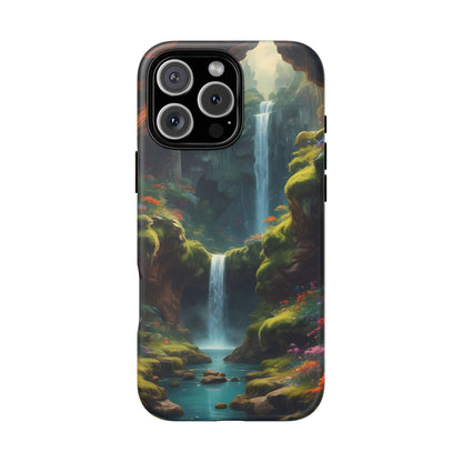 Waterfall Phone Case - Tough Cases, Waterfall Design, Aesthetic Phone Cover, Gift for Nature Lovers, Phone Protector