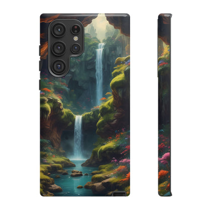 Waterfall Phone Case - Tough Cases, Waterfall Design, Aesthetic Phone Cover, Gift for Nature Lovers, Phone Protector