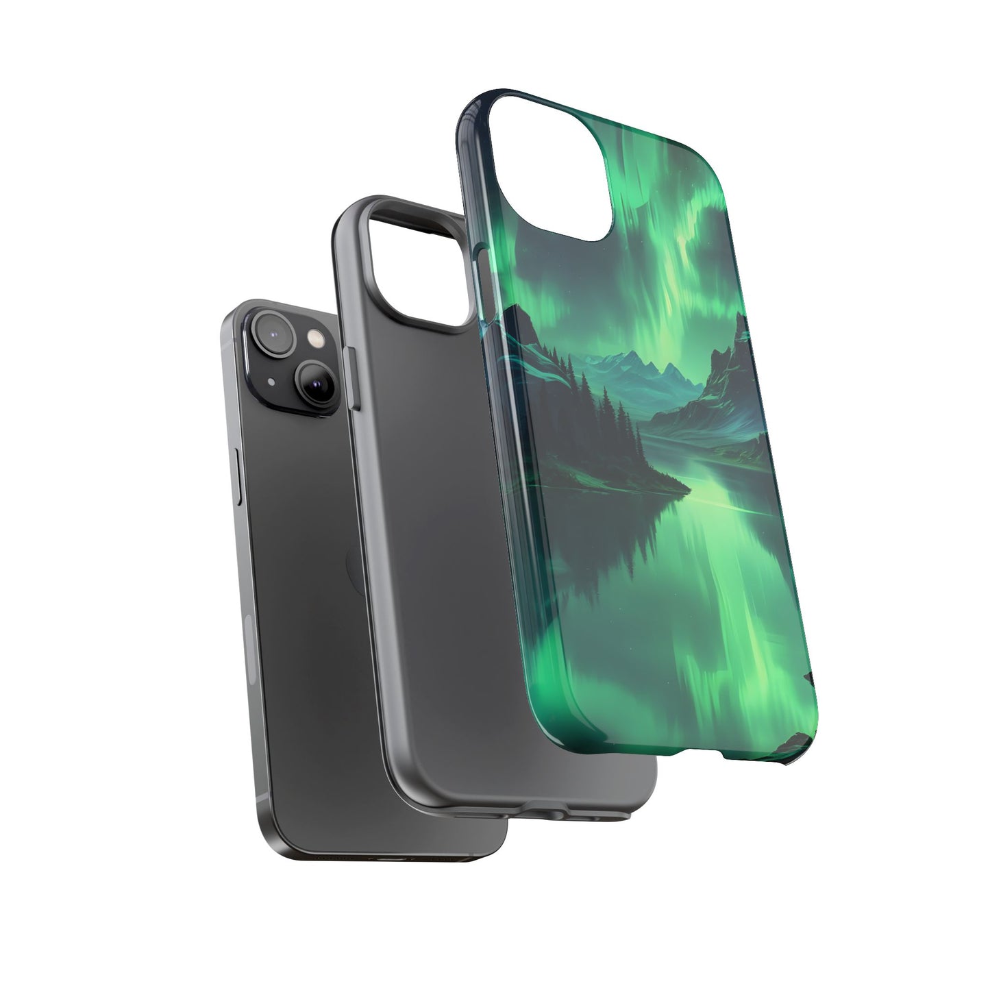 Carcasa para teléfono Aurora Boreal, carcasas resistentes para amantes de la naturaleza, funda para teléfono con arte celestial, regalo único para amigos amantes de la naturaleza, compatible [...]