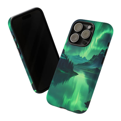 Aurora Borealis Phone Case, Tough Cases for Nature Lovers, Celestial Art Phone Cover, Unique Gift for Outdoorsy Friends, Compatible [...]