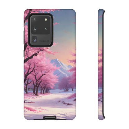 Cherry Blossom Phone Case, Spring Aesthetic, Tough Phone Cover, Floral Design, Nature Lover Gift, Sakura Case