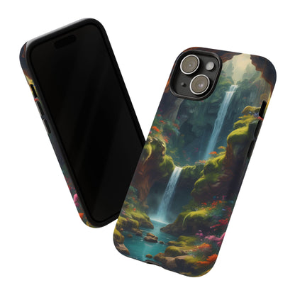 Waterfall Phone Case - Tough Cases, Waterfall Design, Aesthetic Phone Cover, Gift for Nature Lovers, Phone Protector