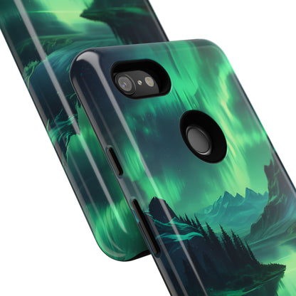 Aurora Borealis Phone Case, Tough Cases for Nature Lovers, Celestial Art Phone Cover, Unique Gift for Outdoorsy Friends, Compatible [...]