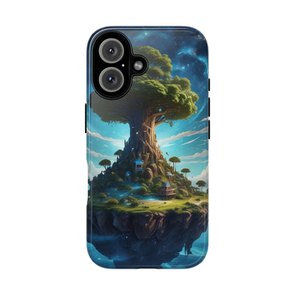 Mystical Tree Phone Case, Tough Cases, Unique Phone Cover, Magical Landscape, Gift for Nature Lovers, Protective Case, Whimsical Design