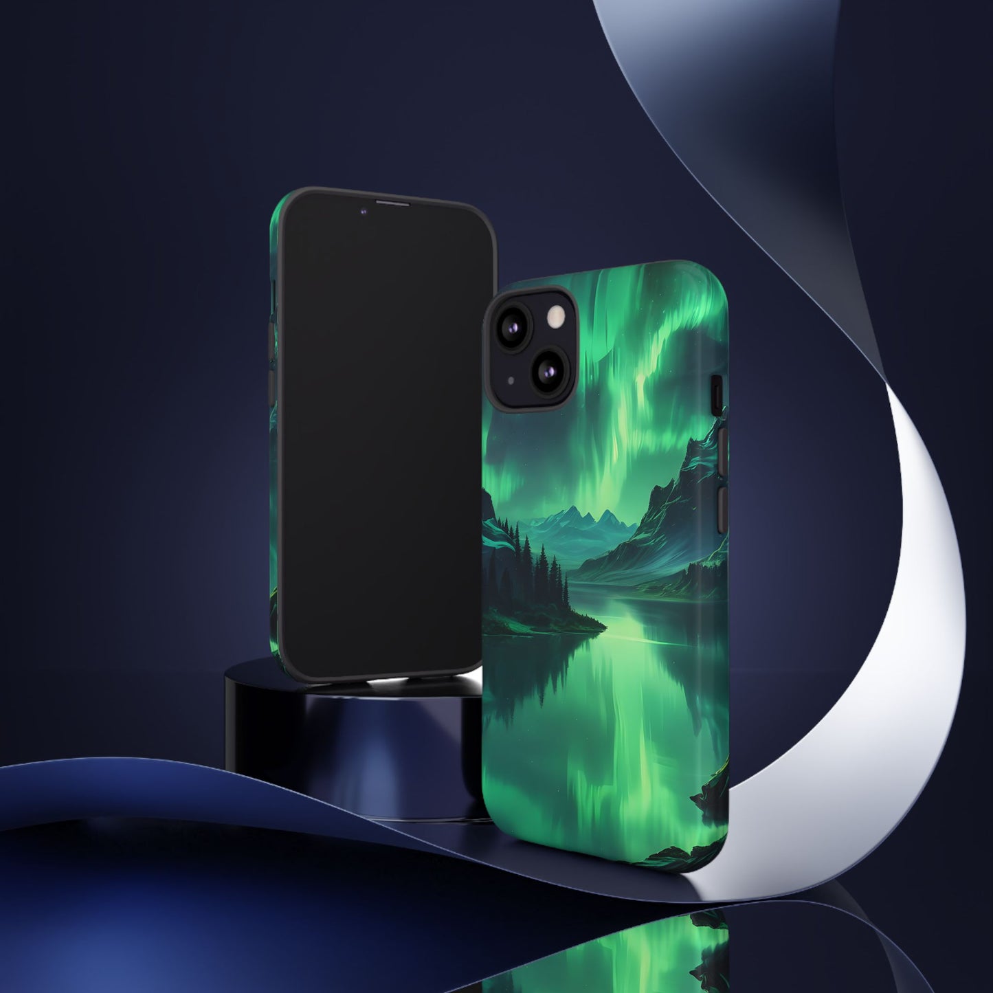 Carcasa para teléfono Aurora Boreal, carcasas resistentes para amantes de la naturaleza, funda para teléfono con arte celestial, regalo único para amigos amantes de la naturaleza, compatible [...]