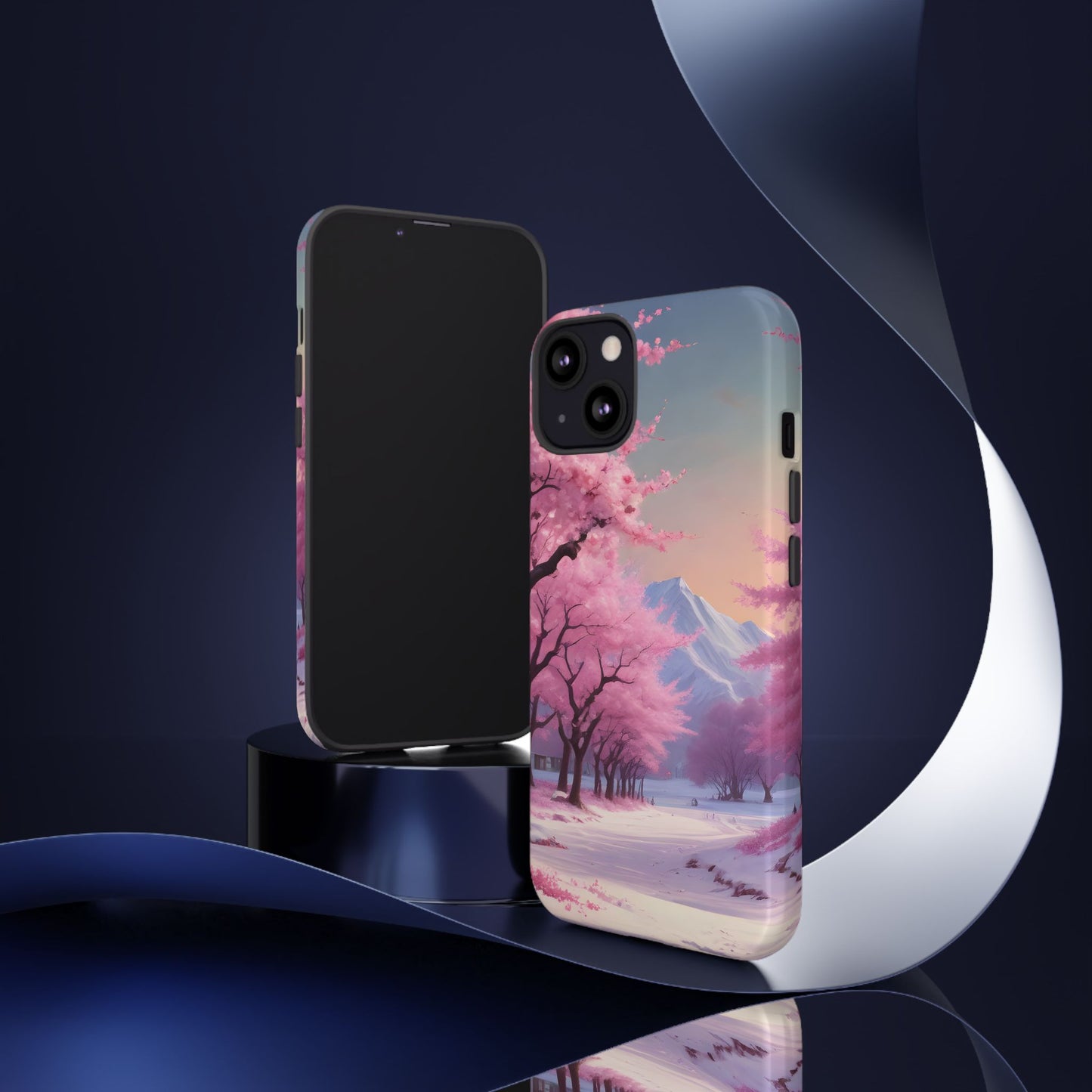 Funda para teléfono con diseño de flor de cerezo, estética primaveral, funda resistente para teléfono, diseño floral, regalo para amantes de la naturaleza, funda Sakura.