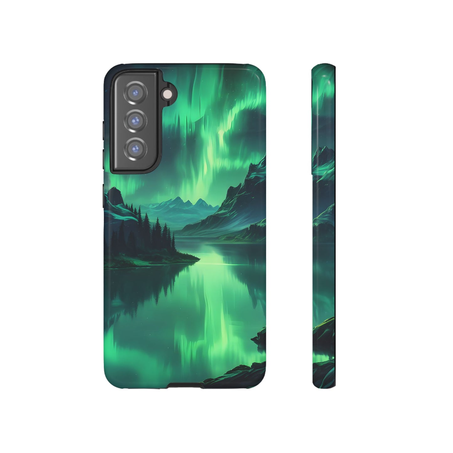 Carcasa para teléfono Aurora Boreal, carcasas resistentes para amantes de la naturaleza, funda para teléfono con arte celestial, regalo único para amigos amantes de la naturaleza, compatible [...]