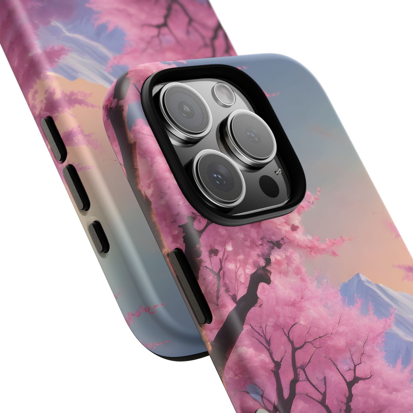 Funda para teléfono con diseño de flor de cerezo, estética primaveral, funda resistente para teléfono, diseño floral, regalo para amantes de la naturaleza, funda Sakura.