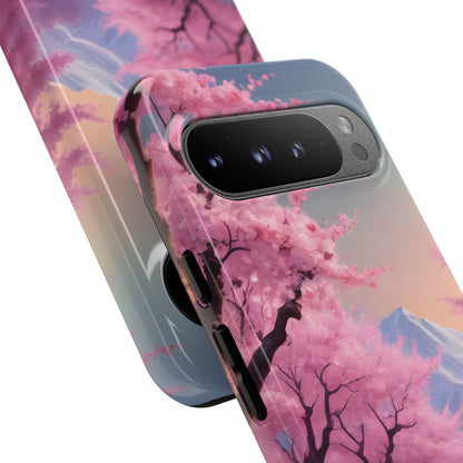 Cherry Blossom Phone Case, Spring Aesthetic, Tough Phone Cover, Floral Design, Nature Lover Gift, Sakura Case