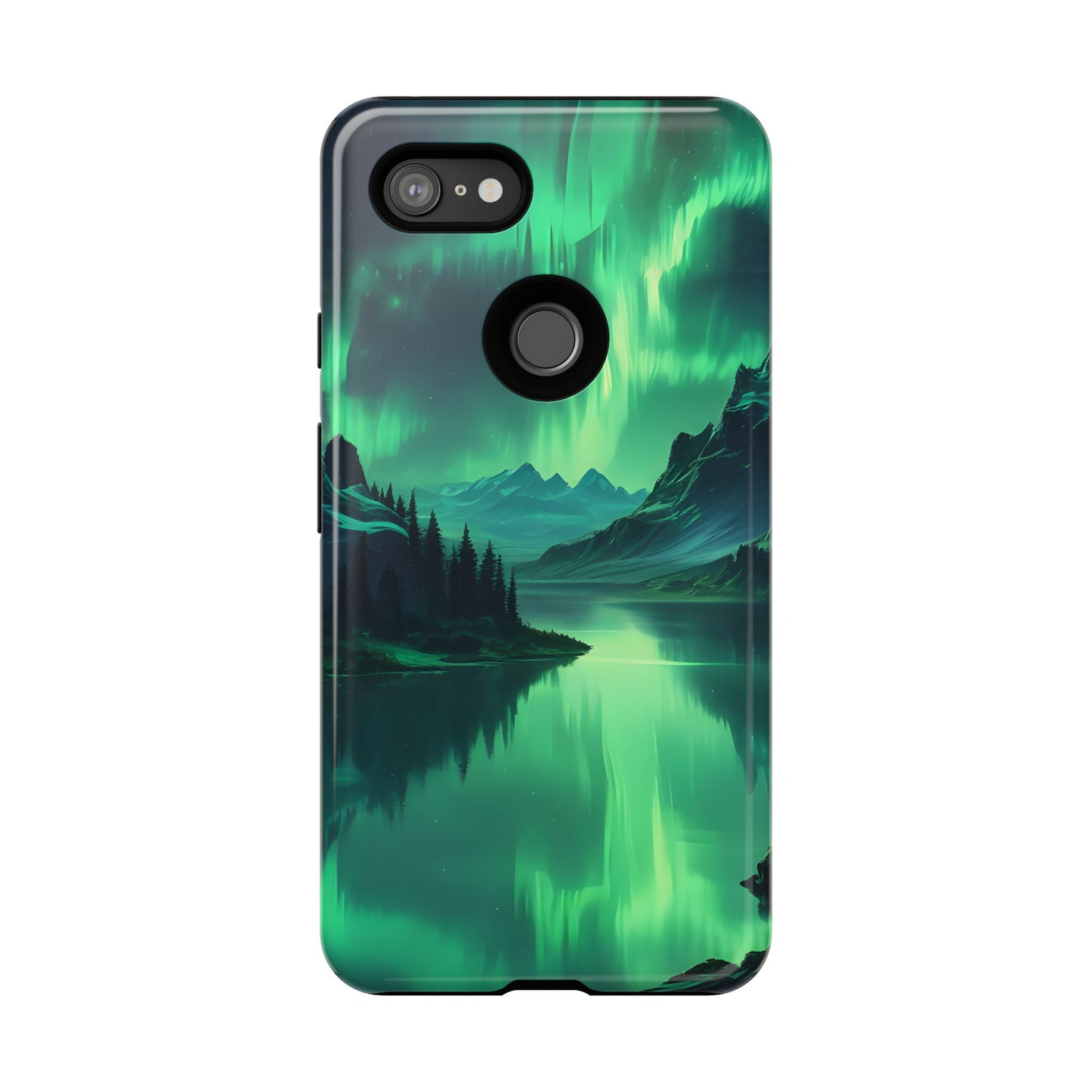 Carcasa para teléfono Aurora Boreal, carcasas resistentes para amantes de la naturaleza, funda para teléfono con arte celestial, regalo único para amigos amantes de la naturaleza, compatible [...]
