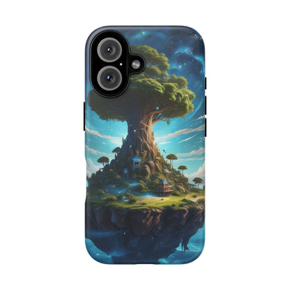 Mystical Tree Phone Case, Tough Cases, Unique Phone Cover, Magical Landscape, Gift for Nature Lovers, Protective Case, Whimsical Design