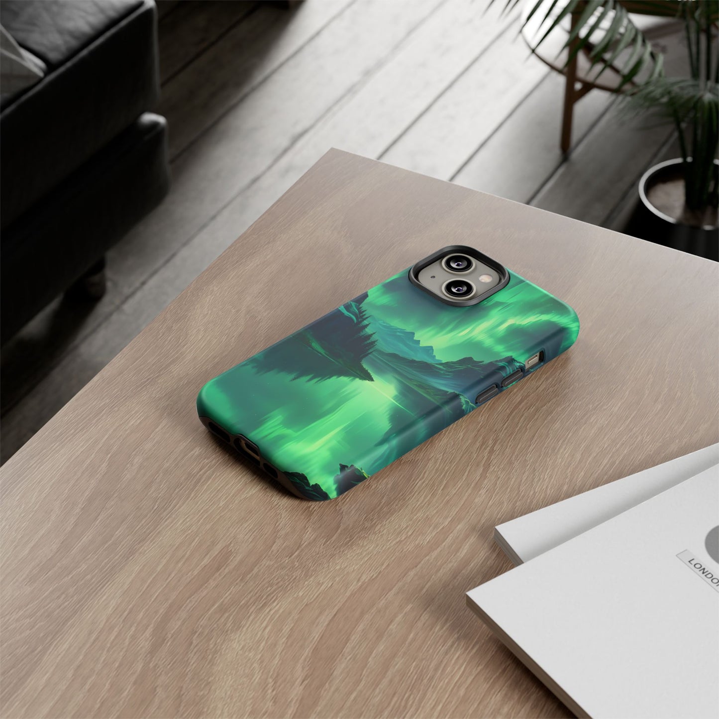Carcasa para teléfono Aurora Boreal, carcasas resistentes para amantes de la naturaleza, funda para teléfono con arte celestial, regalo único para amigos amantes de la naturaleza, compatible [...]