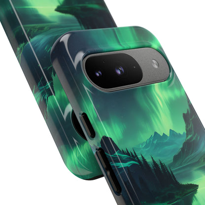 Aurora Borealis Phone Case, Tough Cases for Nature Lovers, Celestial Art Phone Cover, Unique Gift for Outdoorsy Friends, Compatible [...]