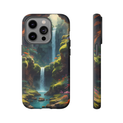 Waterfall Phone Case - Tough Cases, Waterfall Design, Aesthetic Phone Cover, Gift for Nature Lovers, Phone Protector