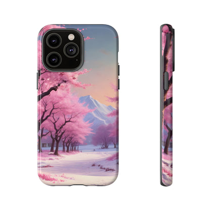 Cherry Blossom Phone Case, Spring Aesthetic, Tough Phone Cover, Floral Design, Nature Lover Gift, Sakura Case