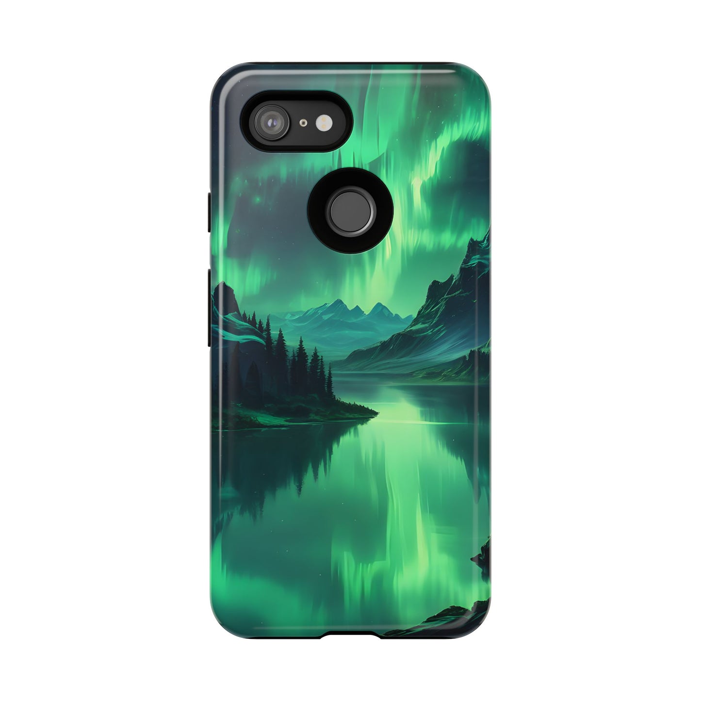Carcasa para teléfono Aurora Boreal, carcasas resistentes para amantes de la naturaleza, funda para teléfono con arte celestial, regalo único para amigos amantes de la naturaleza, compatible [...]