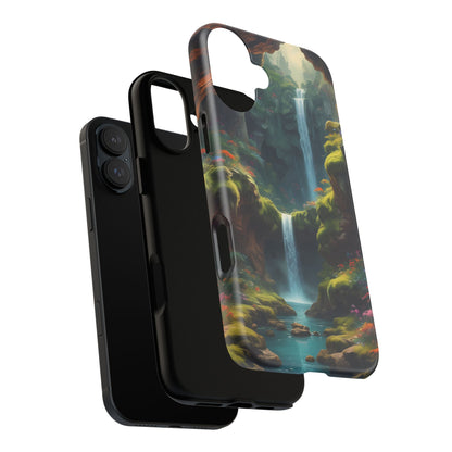 Waterfall Phone Case - Tough Cases, Waterfall Design, Aesthetic Phone Cover, Gift for Nature Lovers, Phone Protector