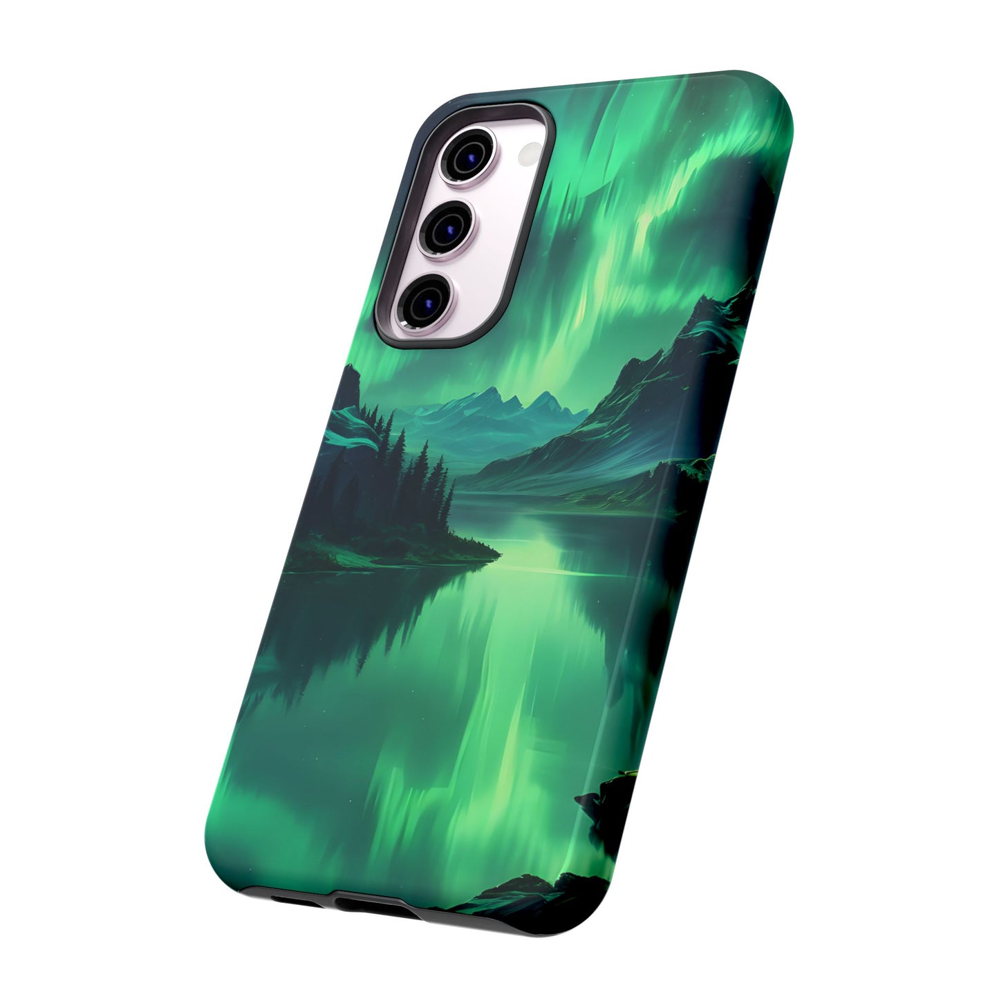 Carcasa para teléfono Aurora Boreal, carcasas resistentes para amantes de la naturaleza, funda para teléfono con arte celestial, regalo único para amigos amantes de la naturaleza, compatible [...]