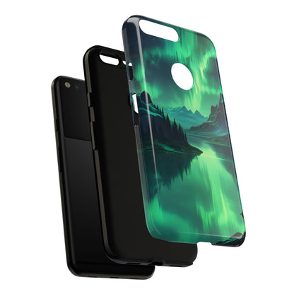 Aurora Borealis Phone Case, Tough Cases for Nature Lovers, Celestial Art Phone Cover, Unique Gift for Outdoorsy Friends, Compatible [...]