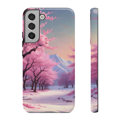 Cherry Blossom Phone Case, Spring Aesthetic, Tough Phone Cover, Floral Design, Nature Lover Gift, Sakura Case
