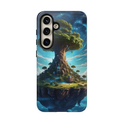 Mystical Tree Phone Case, Tough Cases, Unique Phone Cover, Magical Landscape, Gift for Nature Lovers, Protective Case, Whimsical Design