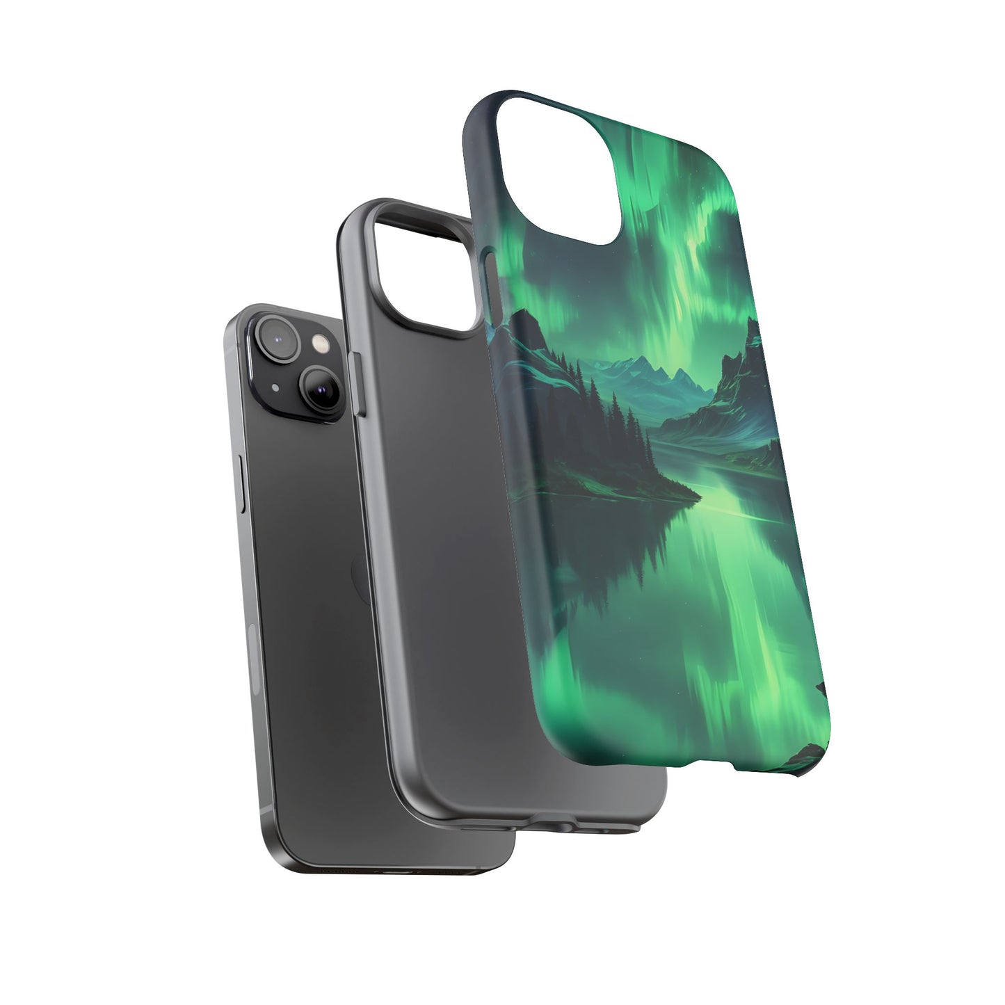 Carcasa para teléfono Aurora Boreal, carcasas resistentes para amantes de la naturaleza, funda para teléfono con arte celestial, regalo único para amigos amantes de la naturaleza, compatible [...]