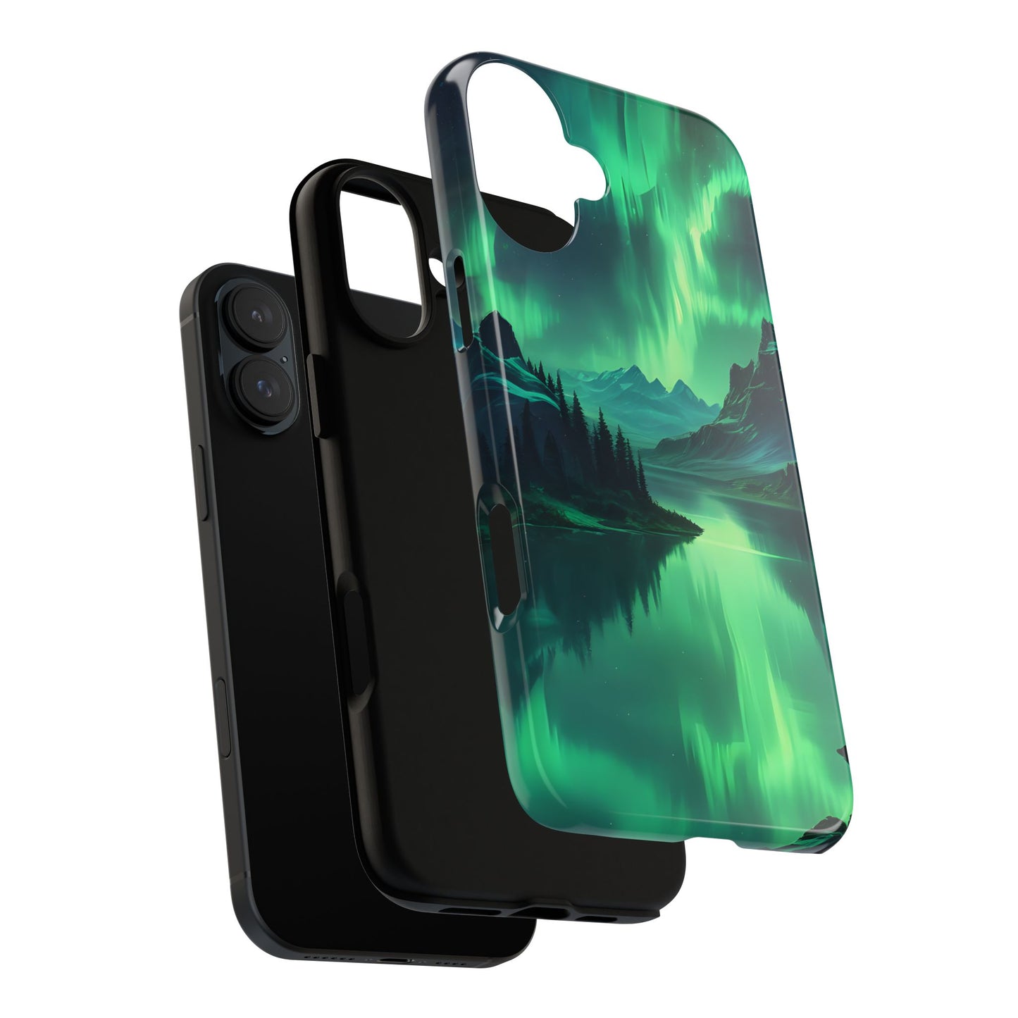 Carcasa para teléfono Aurora Boreal, carcasas resistentes para amantes de la naturaleza, funda para teléfono con arte celestial, regalo único para amigos amantes de la naturaleza, compatible [...]