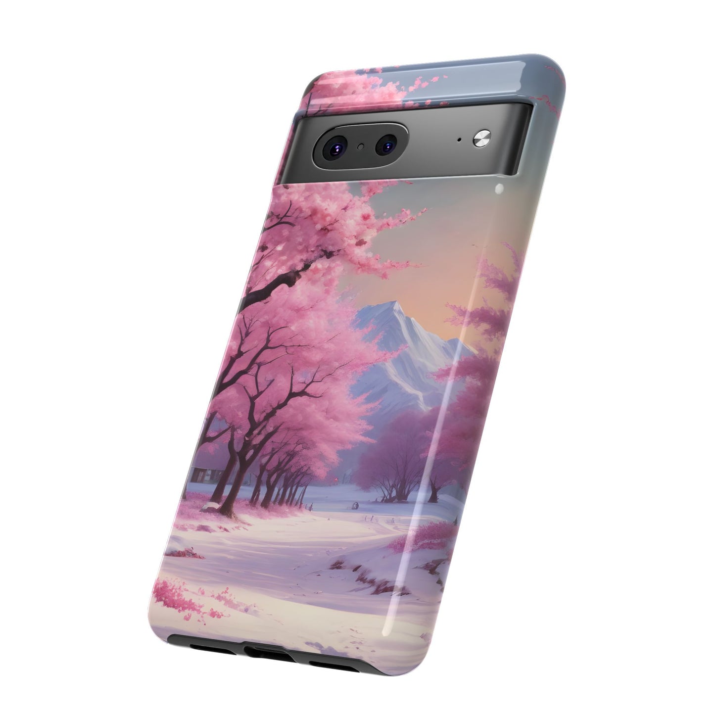 Funda para teléfono con diseño de flor de cerezo, estética primaveral, funda resistente para teléfono, diseño floral, regalo para amantes de la naturaleza, funda Sakura.