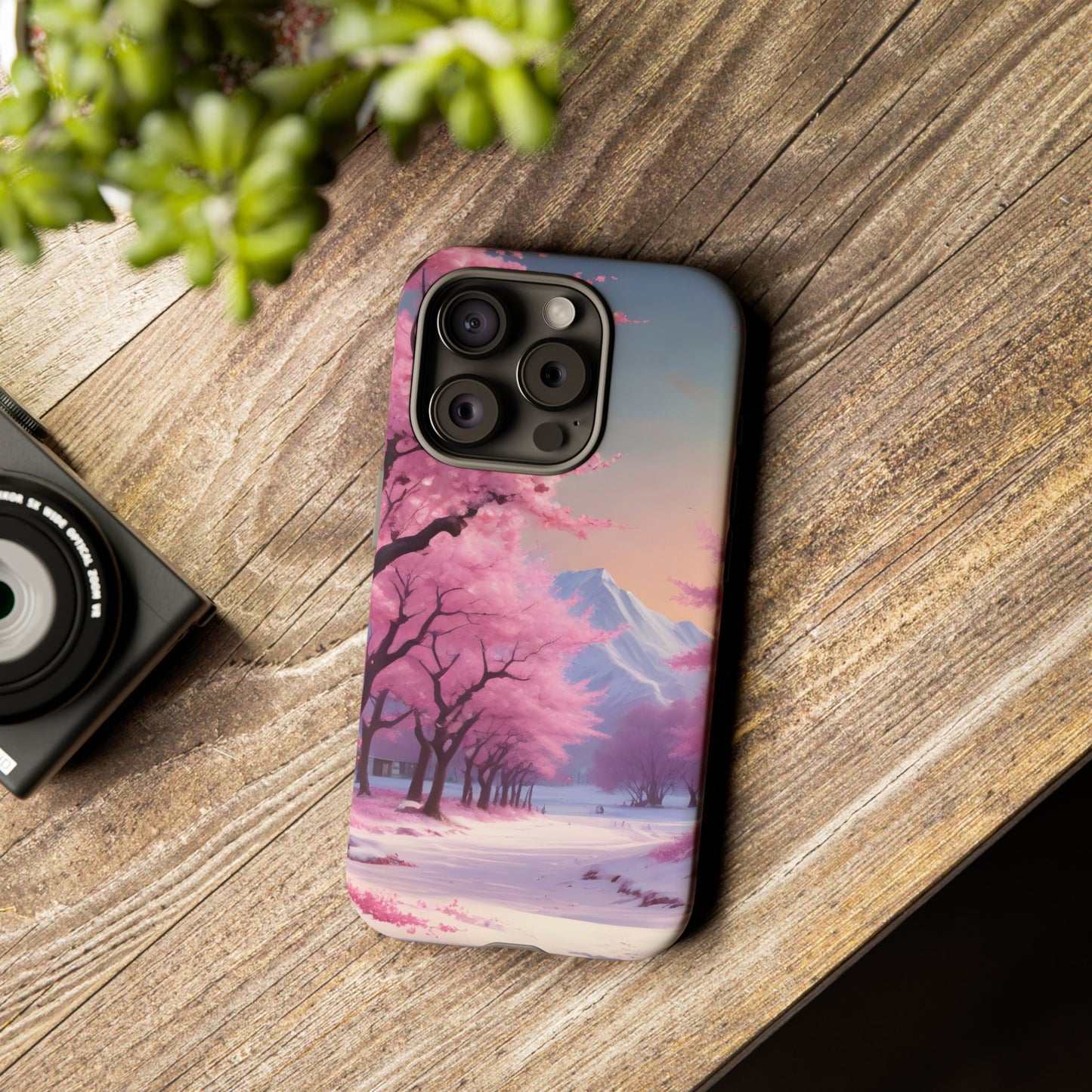 Funda para teléfono con diseño de flor de cerezo, estética primaveral, funda resistente para teléfono, diseño floral, regalo para amantes de la naturaleza, funda Sakura.