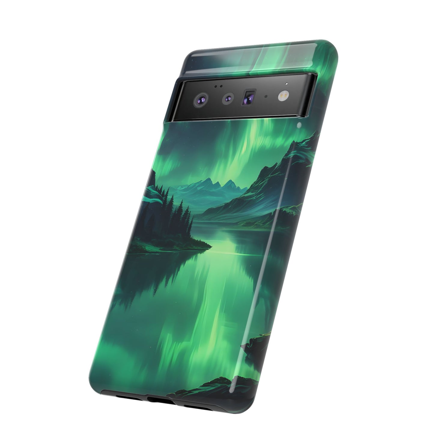 Carcasa para teléfono Aurora Boreal, carcasas resistentes para amantes de la naturaleza, funda para teléfono con arte celestial, regalo único para amigos amantes de la naturaleza, compatible [...]