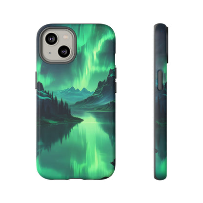 Aurora Borealis Phone Case, Tough Cases for Nature Lovers, Celestial Art Phone Cover, Unique Gift for Outdoorsy Friends, Compatible [...]