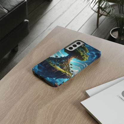 Mystical Tree Phone Case, Tough Cases, Unique Phone Cover, Magical Landscape, Gift for Nature Lovers, Protective Case, Whimsical Design